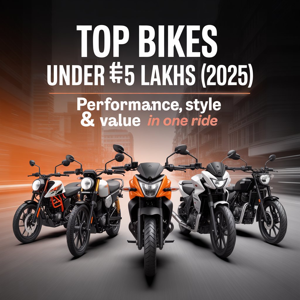 Top Bikes under 5 Lakhs 2025